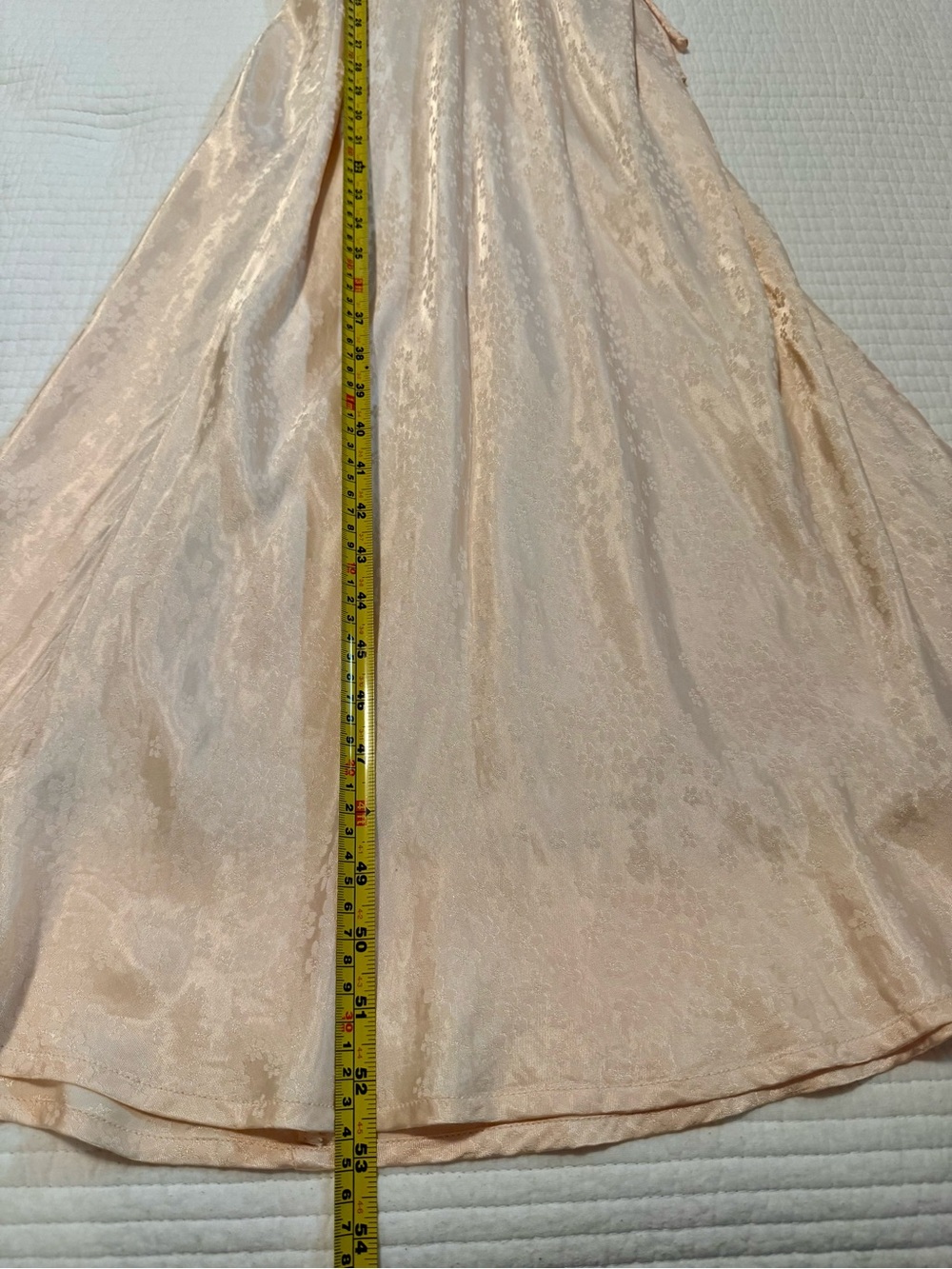 Astr Cream Lace-Up Backless Maxi Dress with Ruffle Shoulders Size XS - Picture 15 of 16